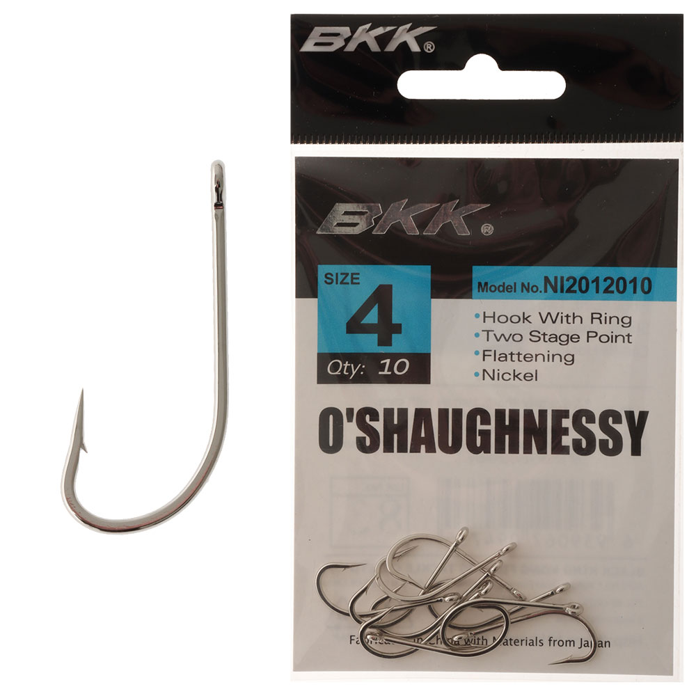 BKK O'Shaughnessy-R Bait Hooks Size 4 Qty 10