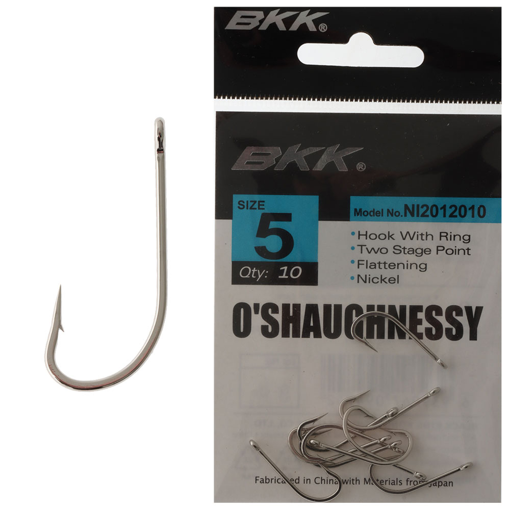 BKK O'Shaughnessy-R Bait Hooks Size 5 Qty 10