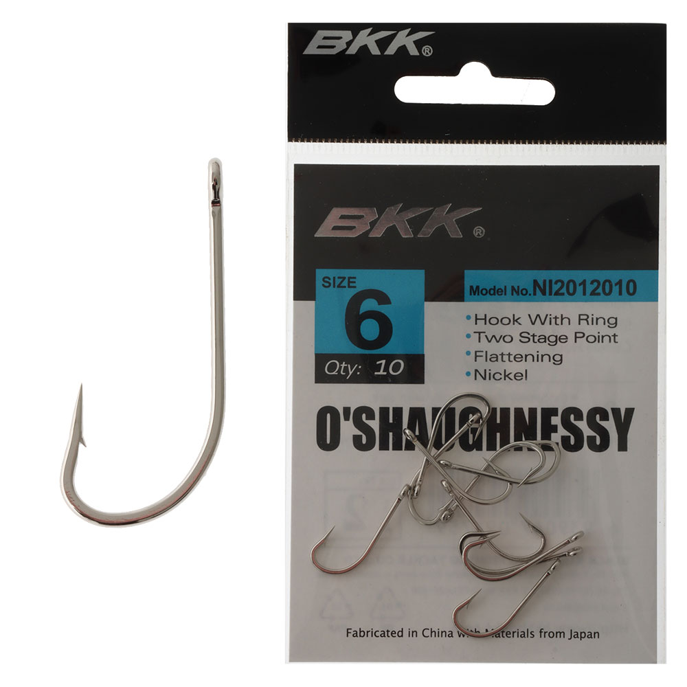 BKK O'Shaughnessy-R Bait Hooks Size 6 Qty 10