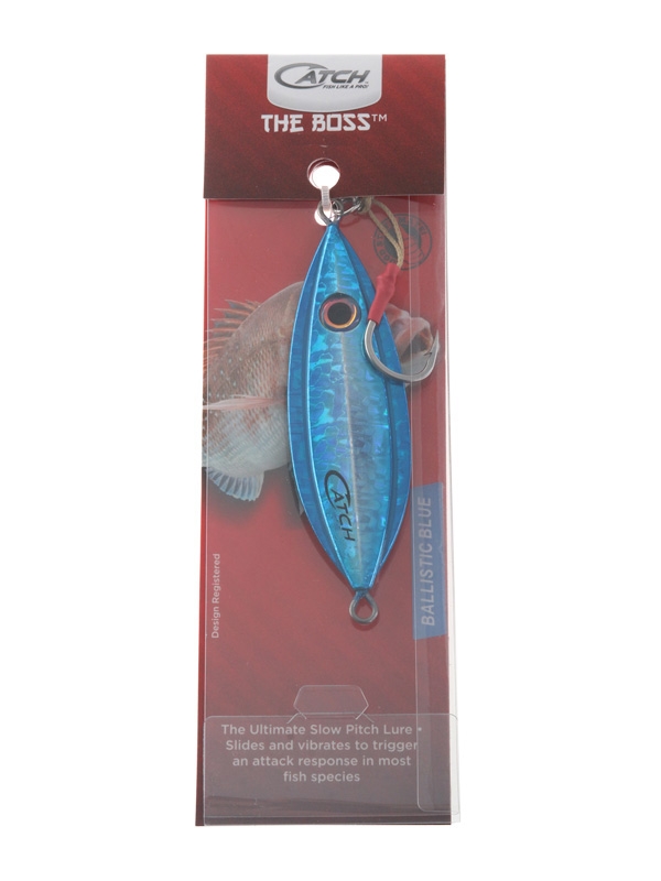Catch The Boss Slow Pitch Jig Ballistic Blue 150g
