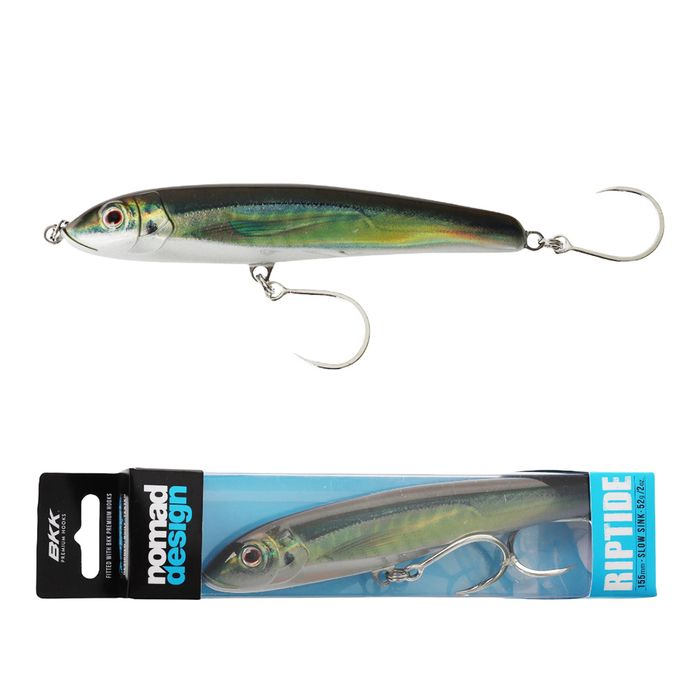 Nomad Design Riptide Slow Sinking Stickbait 155mm Jack Mackerel