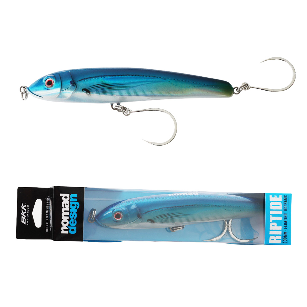 Nomad Design Riptide Floating Stickbait 200mm Blue Koheru