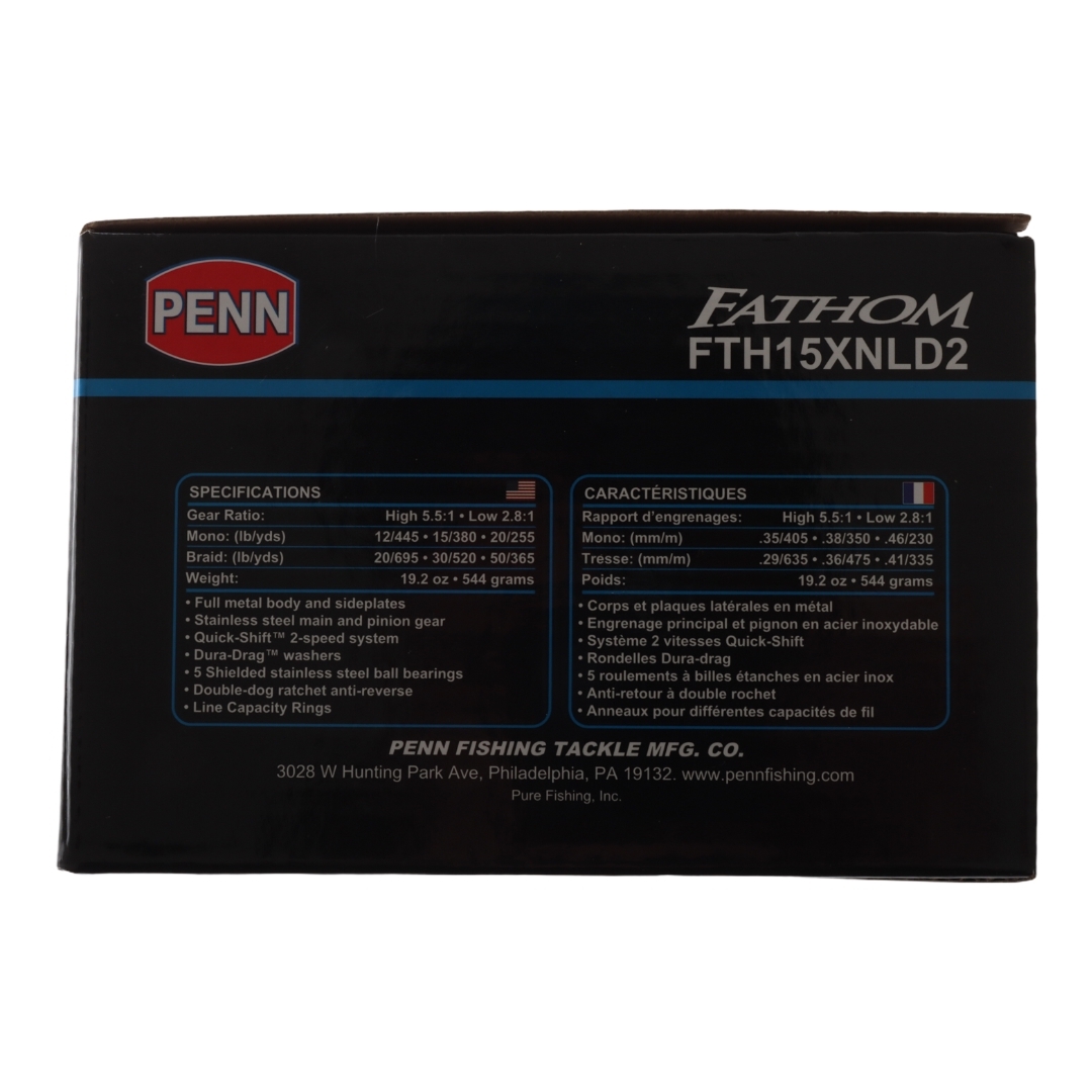 PENN Fathom 15XN 2-Speed Lever Drag Reel