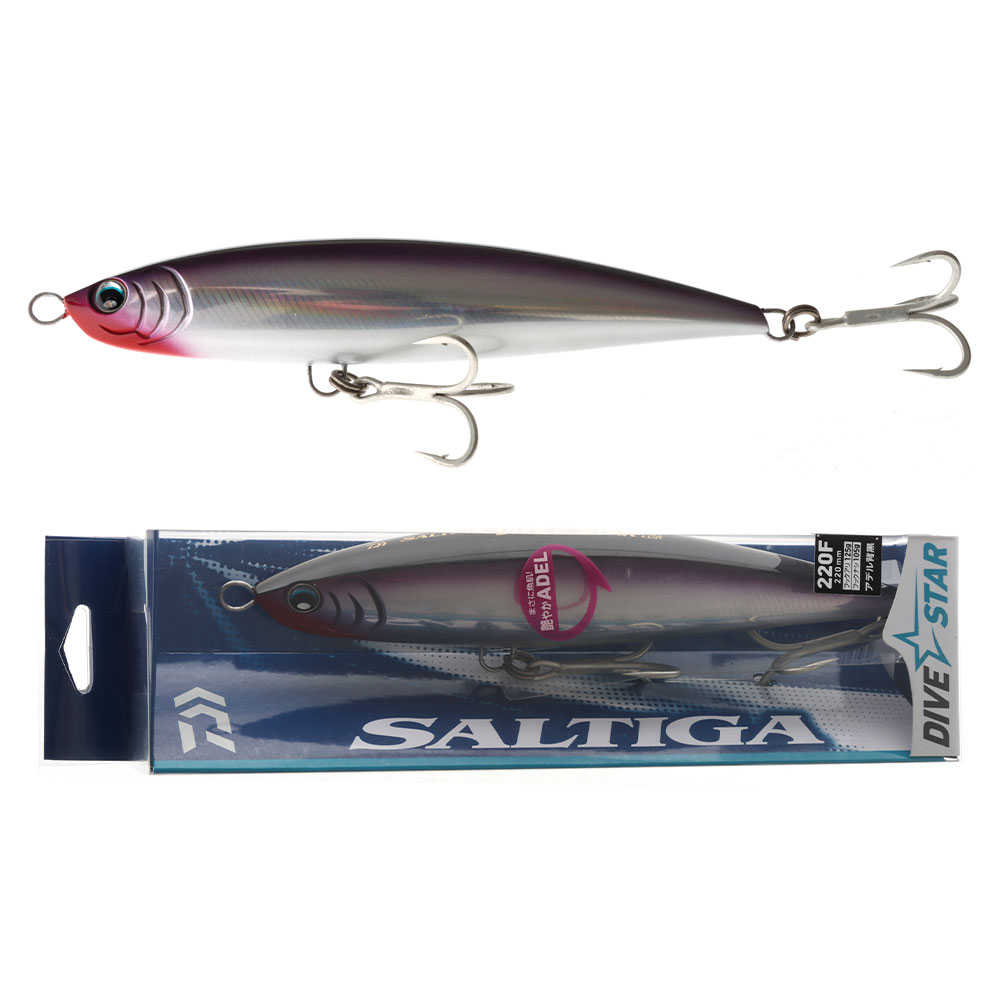 Daiwa Saltiga Dive Star Stickbait Lure 220mm 105g Segro - Purple
