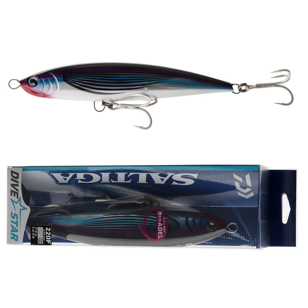 Daiwa Saltiga Dive Star Stickbait Lure 220mm 105g Tobiuo - Flying Fish