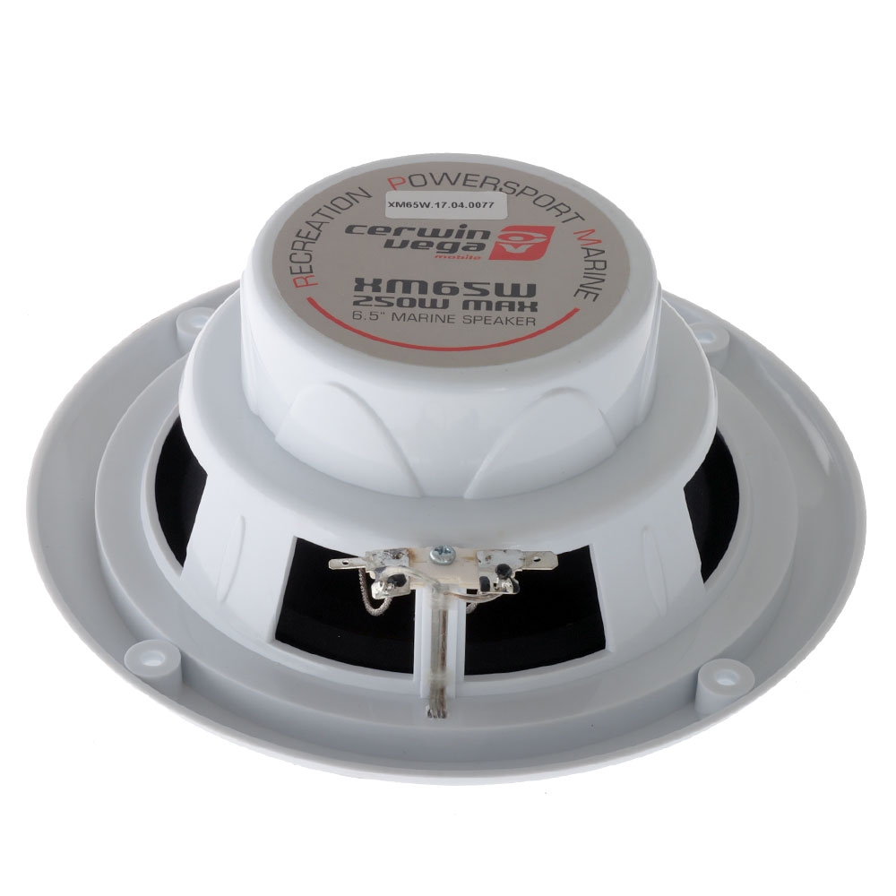 Cerwin Vega XM65W 6.5in 2-way XED Marine Coaxial Speakers