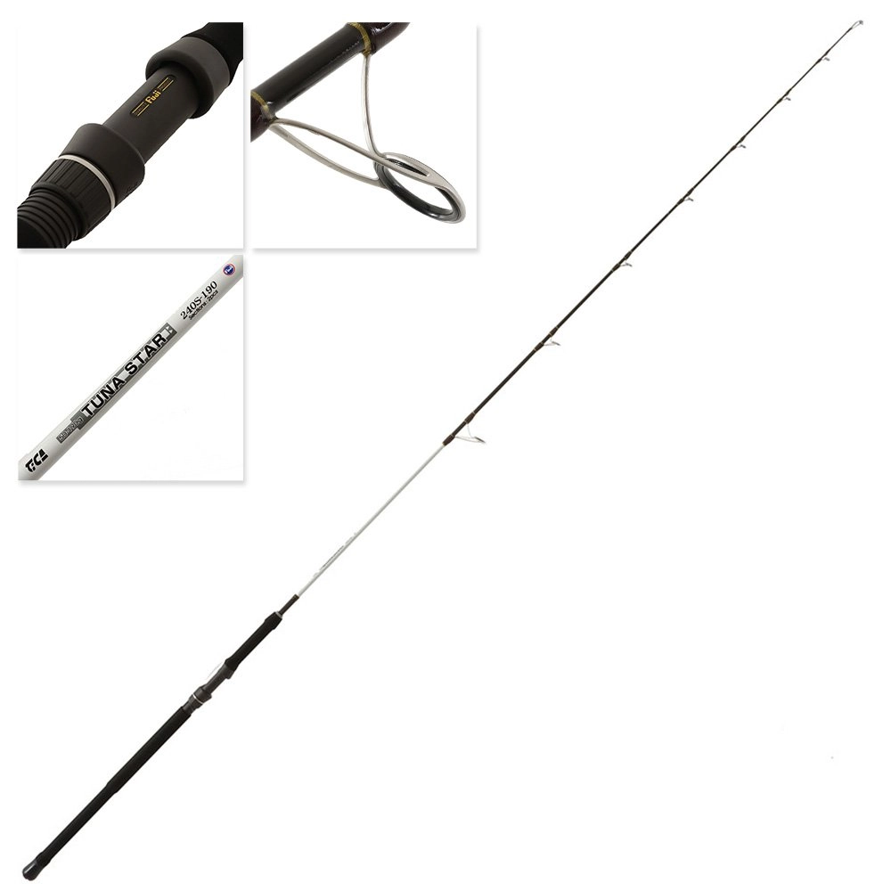 TiCA Tuna Star 802 Spinning Popper / Stick Bait Rod 8ft 50lb 2pc TiCA Tuna Star 802 Spinning Popper / Stick Bait Rod 8ft 50lb 2pc