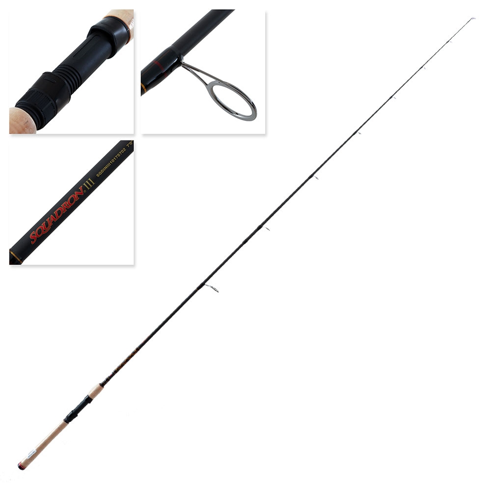 Penn Squadron III Soft Bait Spinning Rod 7ft 10-17lb 2pc