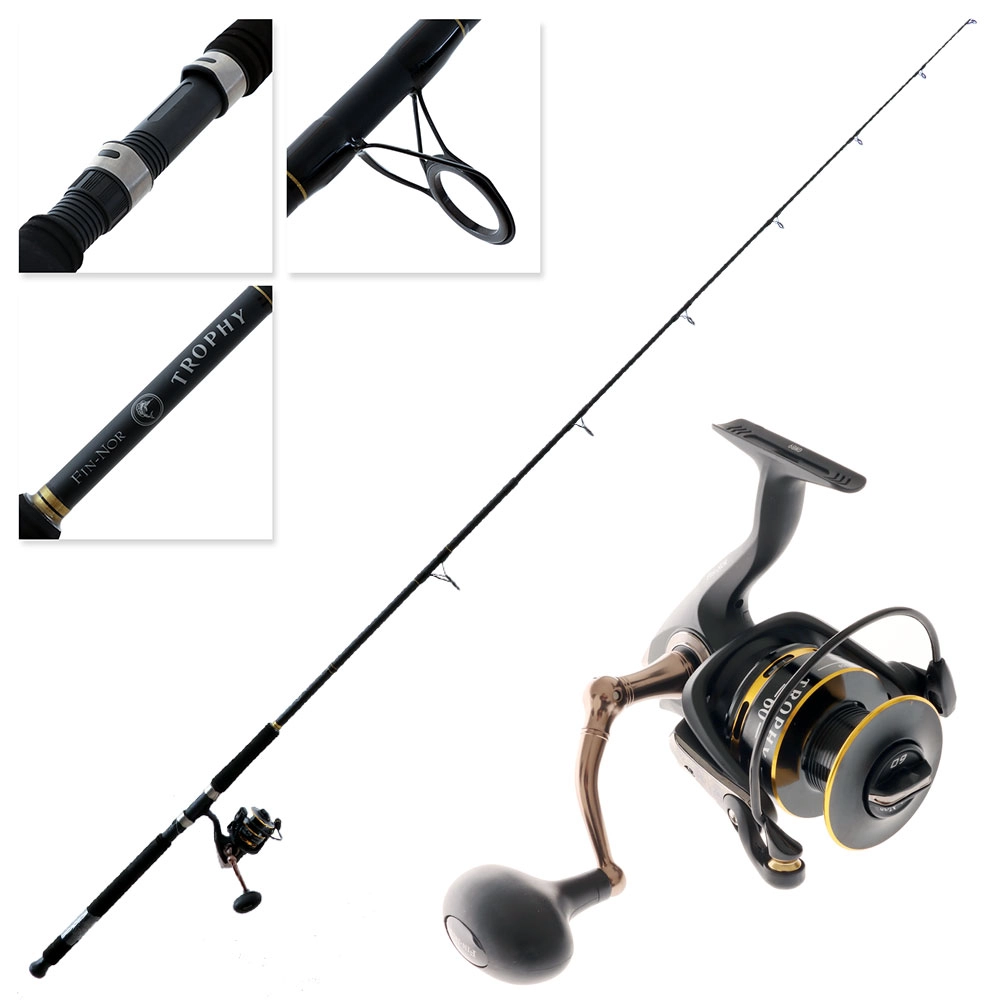 Fin-Nor Trophy 60 Spinning Combo 8ft 12-25lb 2pc Fin-Nor Trophy 60 Spinning Combo 8ft 12-25lb 2pc