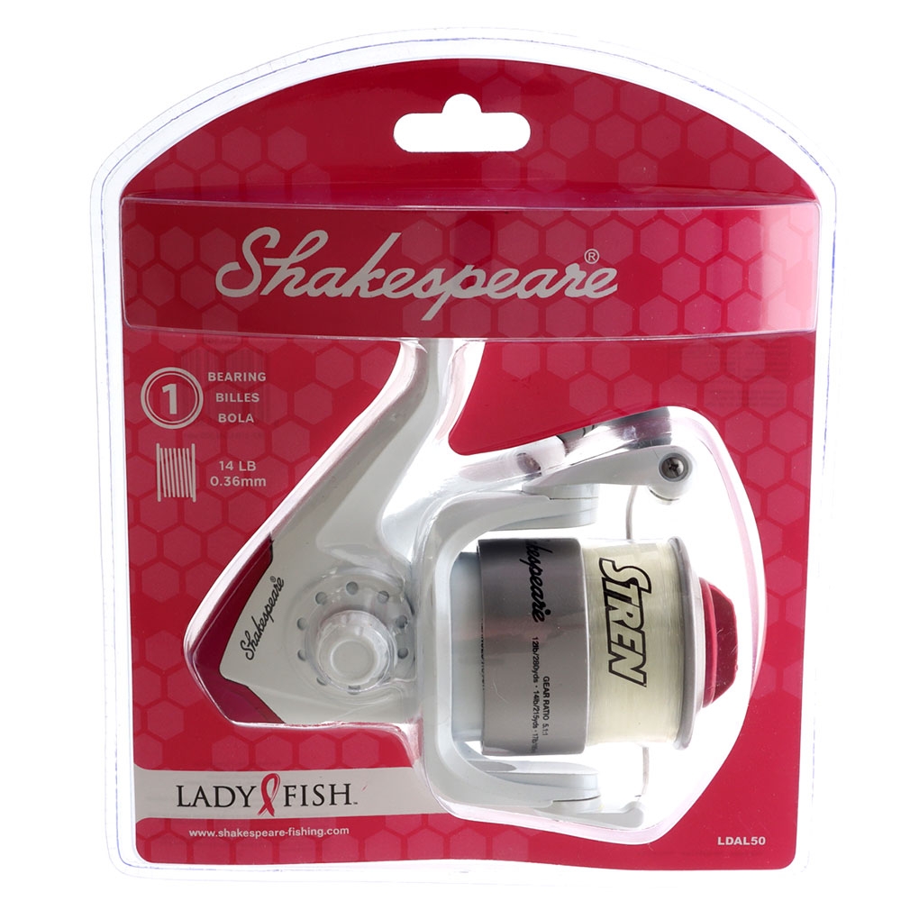 Shakespeare Bigwater Ladies Spinning Reel Including Line