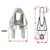 Galvanised Wire Rope Grips - 5mm / 3/16inch