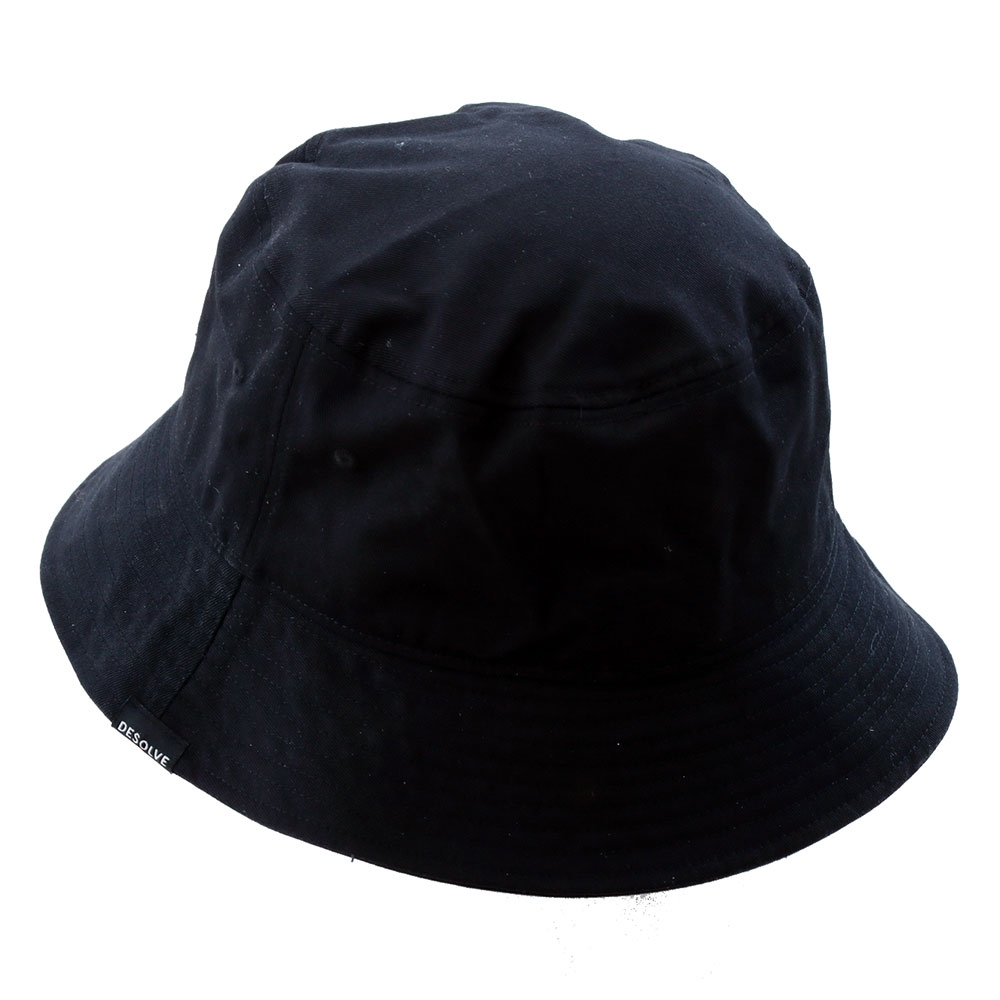 Desolve Shark Bucket Hat Black XL