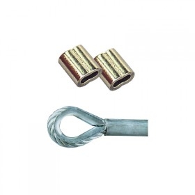 BLA Clamp Swage Copper Nickel Plated 4mm