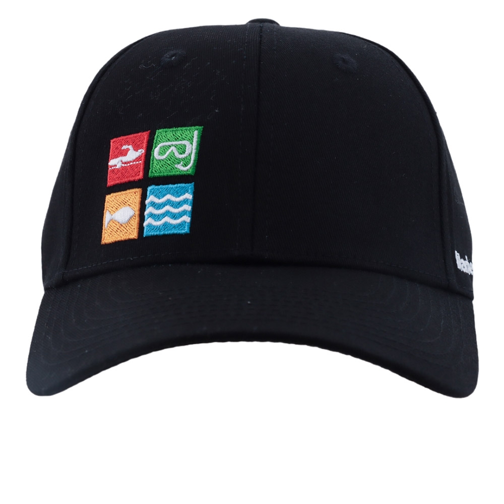 Marine Deals Logo Curved Brim Snapback Cap