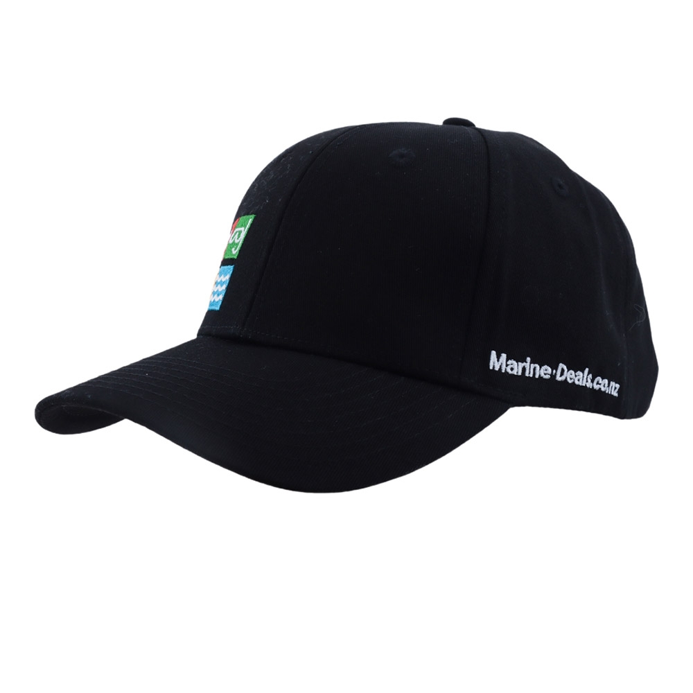 Marine Deals Logo Curved Brim Snapback Cap