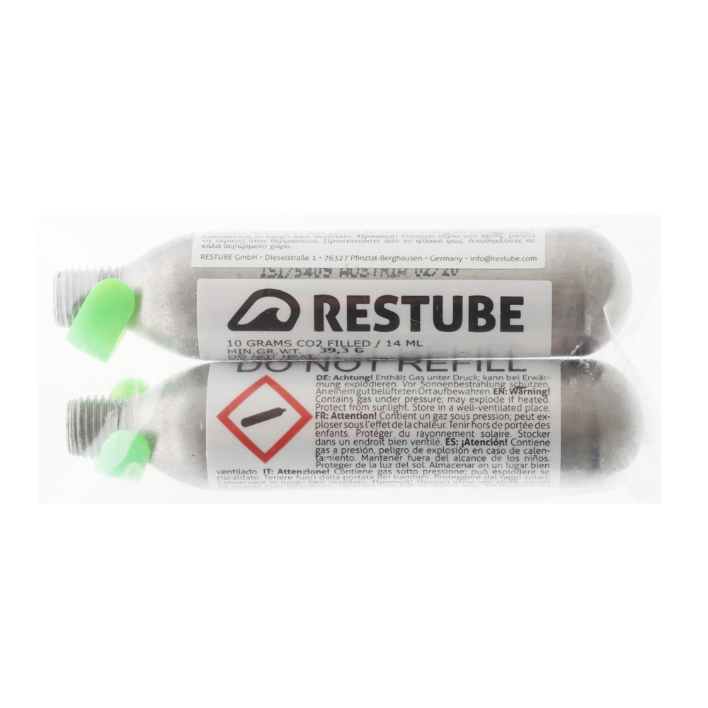 Restube Beach Inflatable Waistbelt PFD Replacement CO2 Gas Bottle 10.9g Qty 2