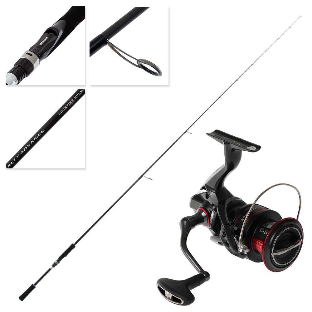 Shimano Vanford 4000 XG Salty Advance S76ML Softbait Combo 7ft 6in PE1.2 2pc