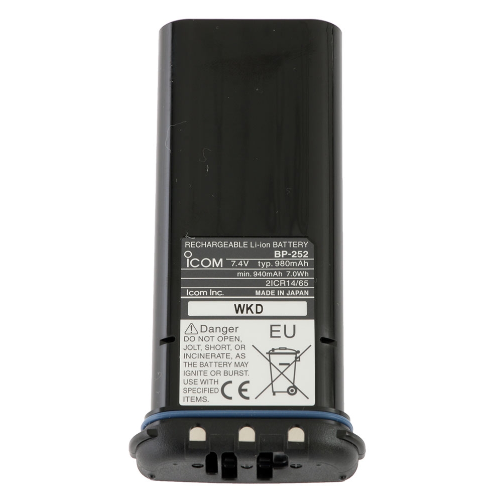 Icom BP-252 Li-Ion Battery for IC-M33 and IC-M35