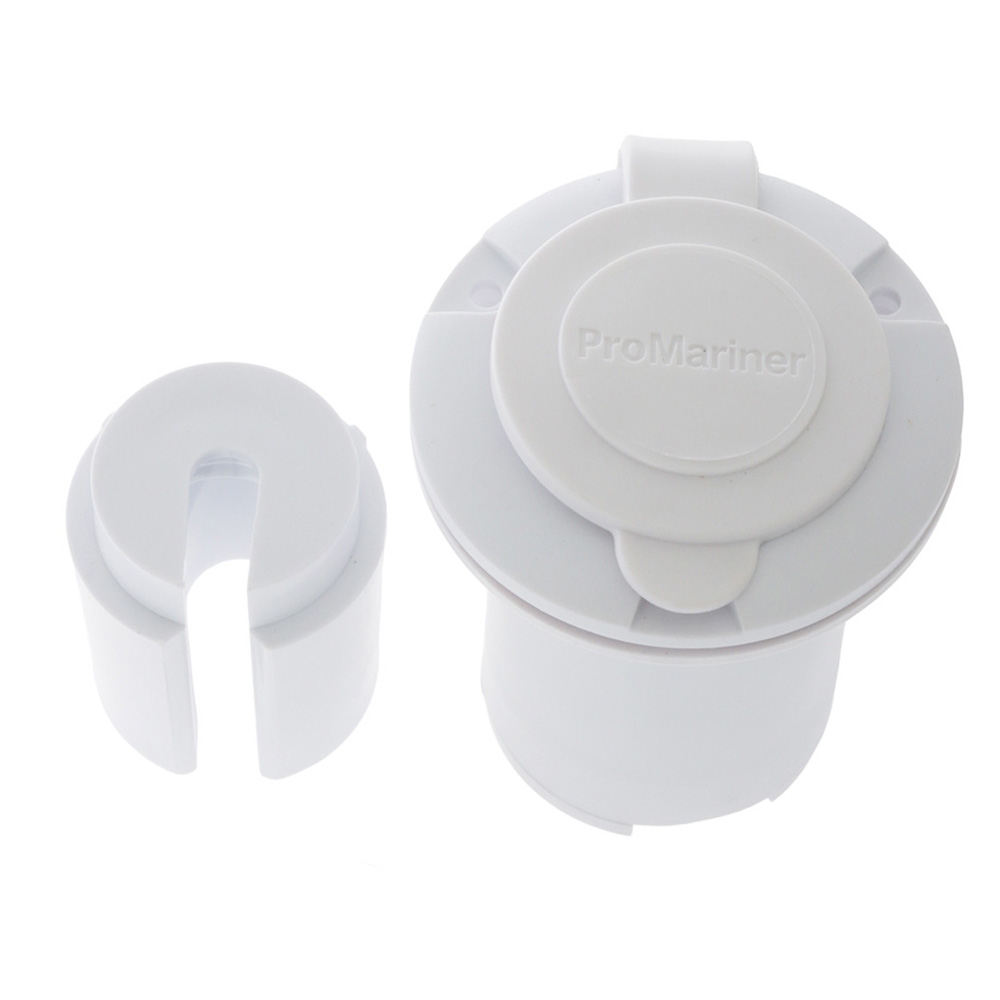 Pro Mariner 51310 Universal AC Plug Holder White