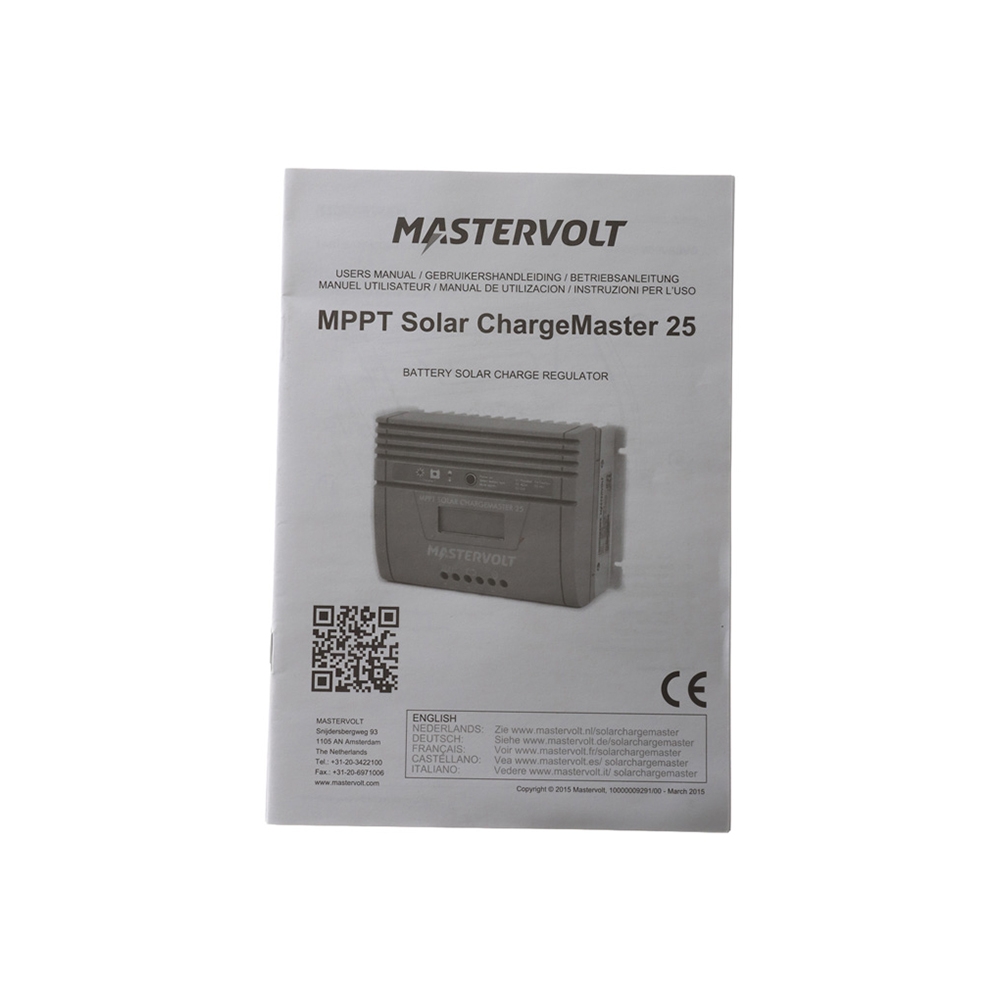 Mastervolt SCM25 MPPT Solar Charge Regulator 12/24V Autoselect 25A