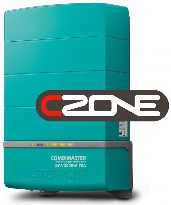 Mastervolt CombiMaster Pure Sine Wave Marine Inverter/Charger 3000W 24VDC to 120VAC