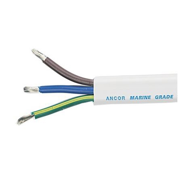 Ancor 10/3 Flat European Color Code AC Cable - 500ft Spool