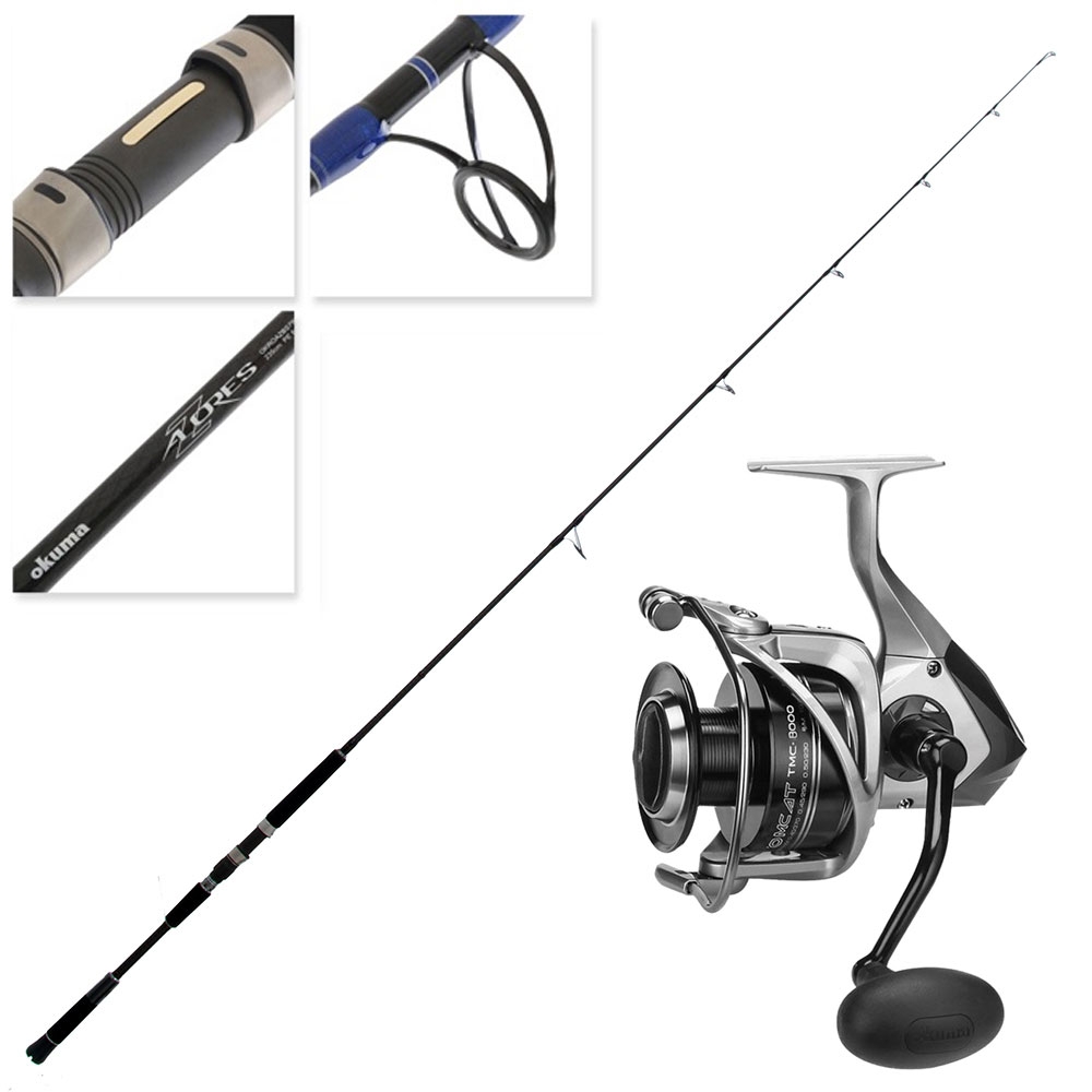 Okuma Tomcat 8000 Tournament Concept Light Stickbait Combo with Braid 7ft 9in PE4-6 2pc