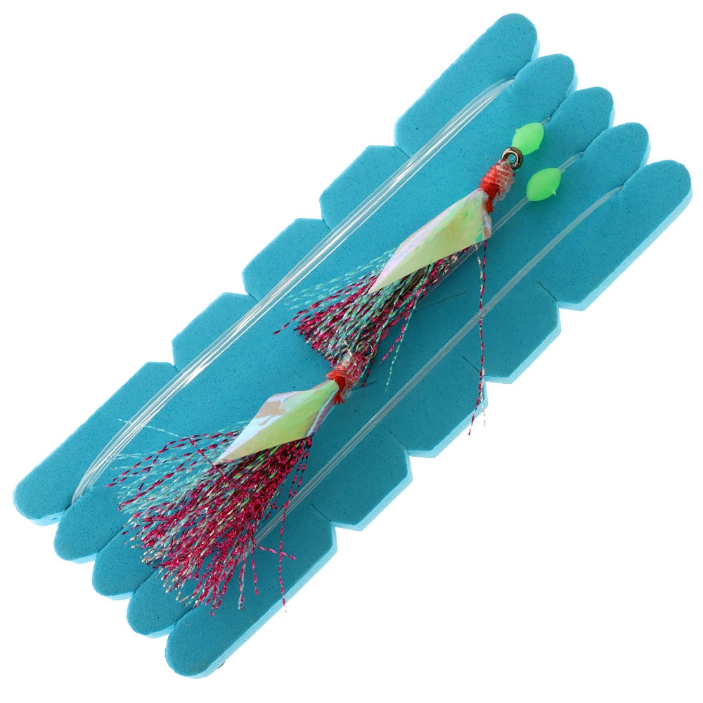 Mustad UltraPoint Penetrator Flasher Rig Green Pink