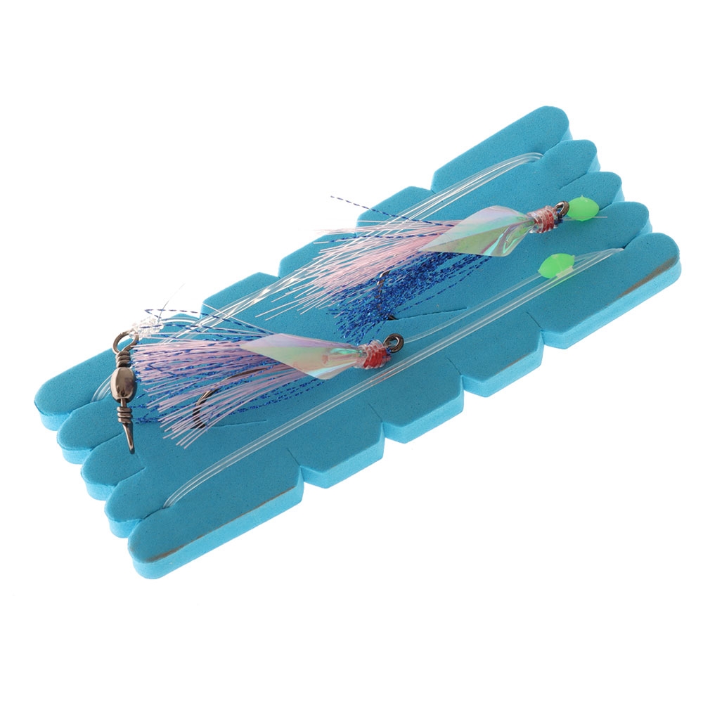 Mustad UltraPoint Penetrator Flasher Rig Pink Blue