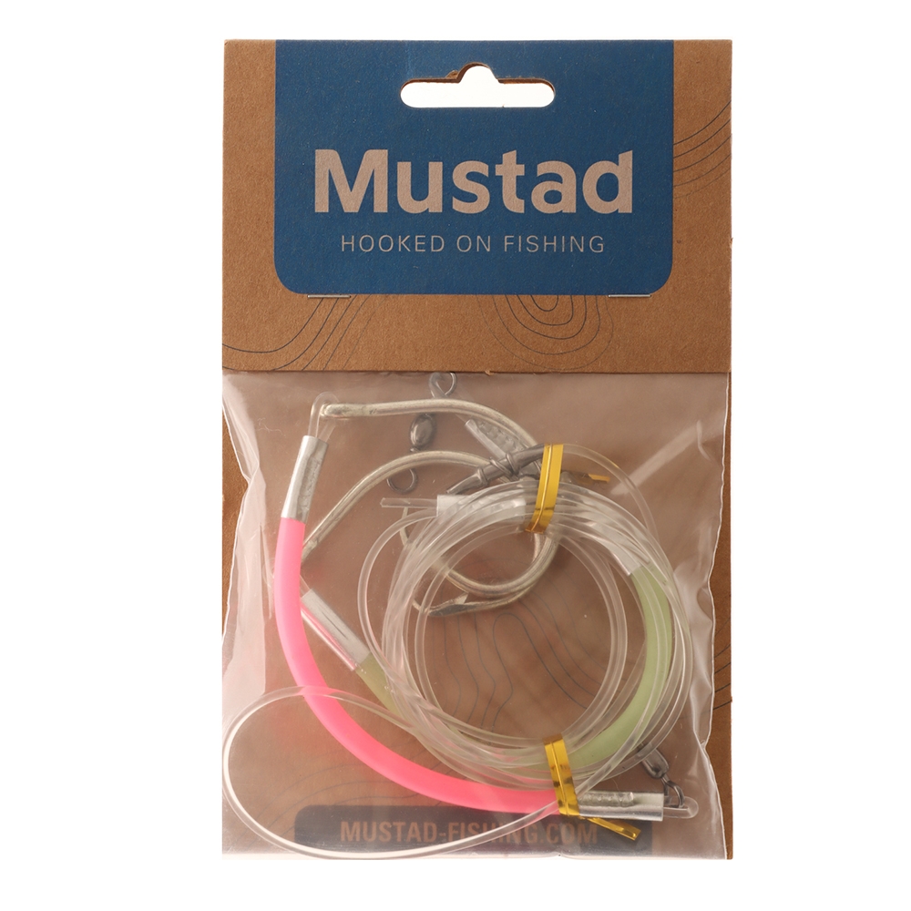 Mustad Hapuka Rig Green Pink 14/0 250lb 1.75mm