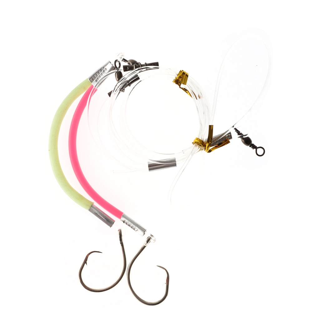 Mustad Hapuka Rig Green Pink 14/0 250lb 1.75mm