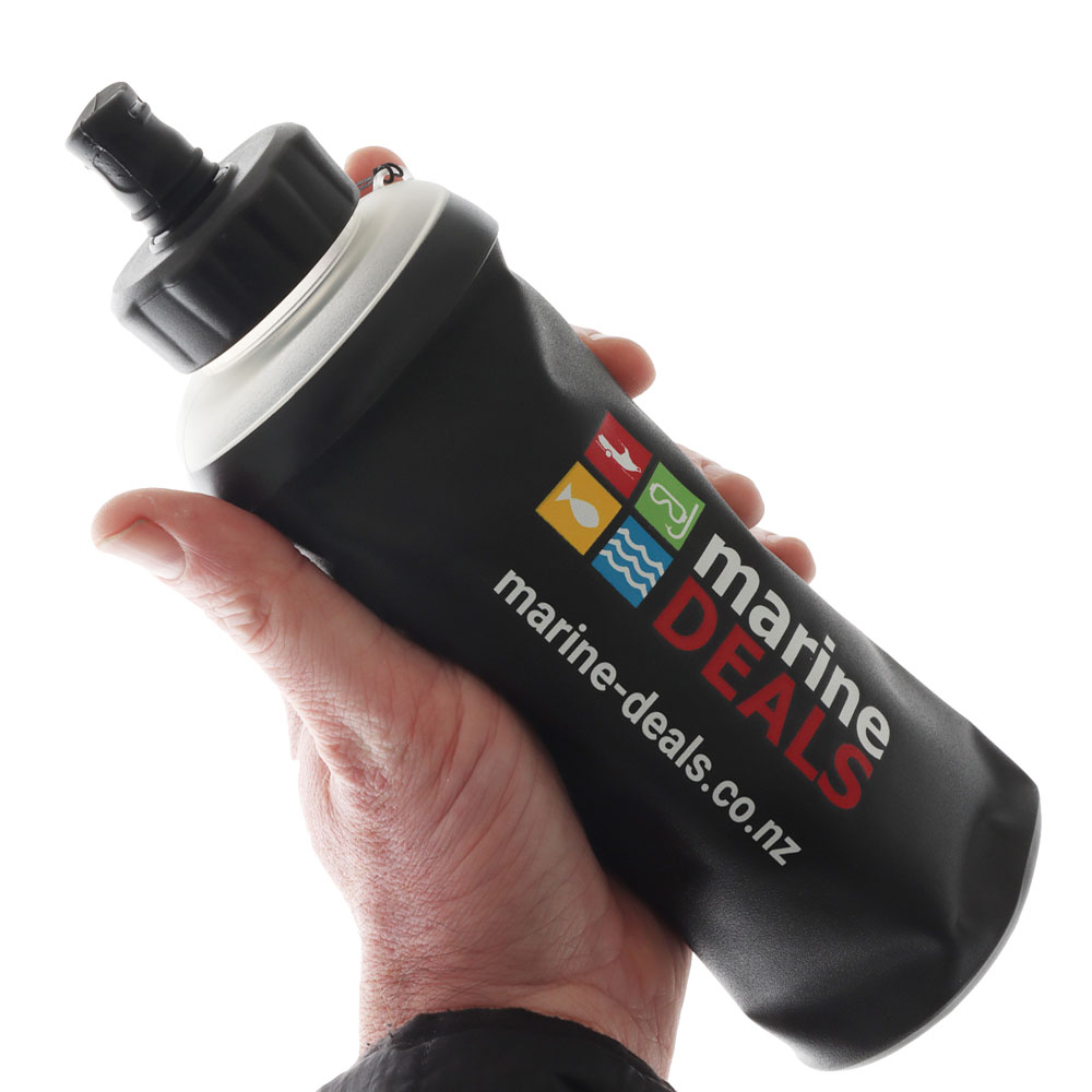 Marine Deals Soft Collapsible Water Bottle 750ml Black