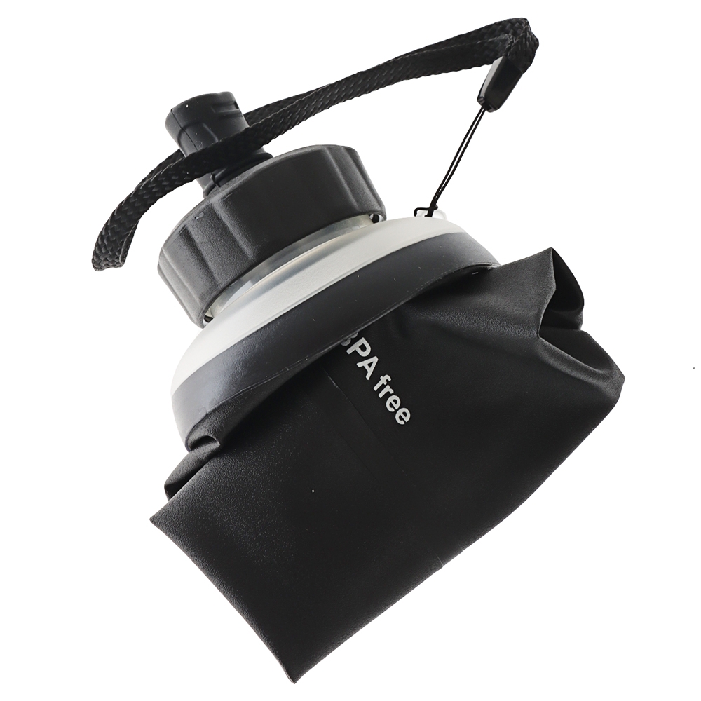 Marine Deals Soft Collapsible Water Bottle 750ml Black