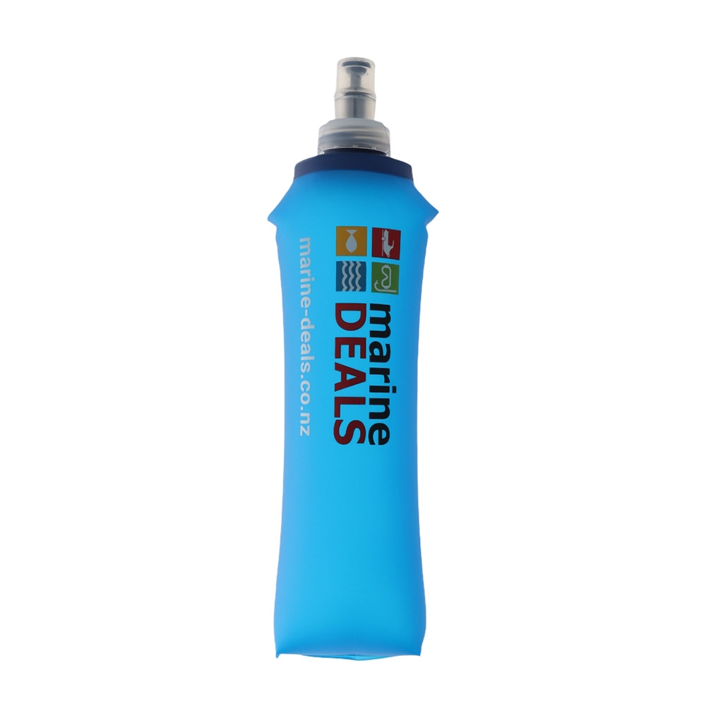 Marine Deals Soft Collapsible Water Bottle 500ml Blue