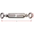 Stainless Steel Eye and Eye Open Body Turnbuckles - M4