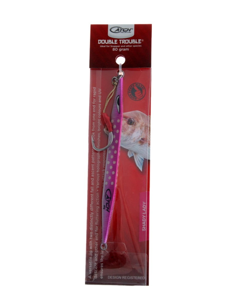 Catch Double Trouble Jig 80g Shady Lady Catch Double Trouble Jig 80g Shady Lady
