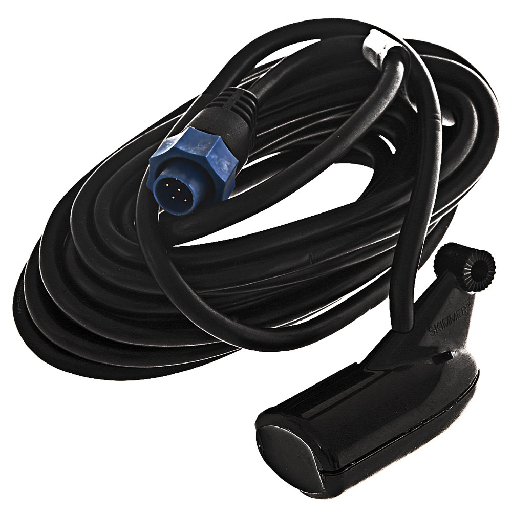 Lowrance HST-WSBL Transom Mount Transducer 83/200KHz Blue Plug