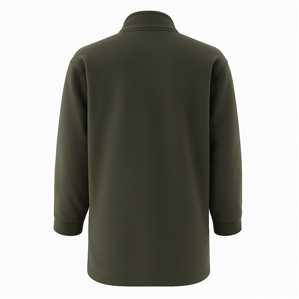 Ridgeline Premium Workmans Zip Mens Fleece Bushshirt Olive L