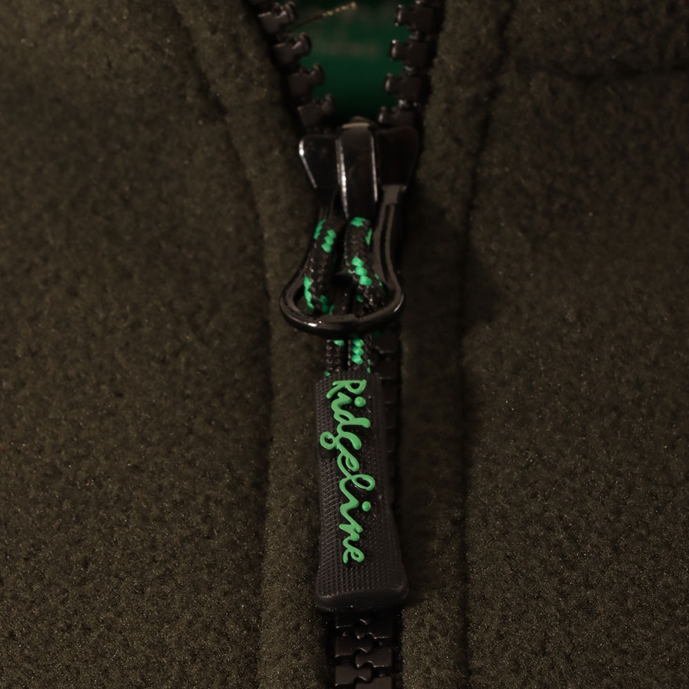 Ridgeline Premium Workmans Zip Mens Fleece Bushshirt Olive L