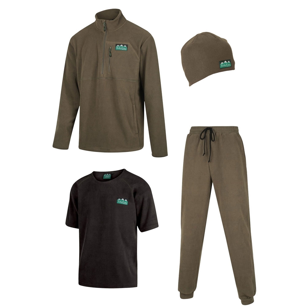 Ridgeline Alps Mens 4-Piece Fleece Clothing Pack Beech XS