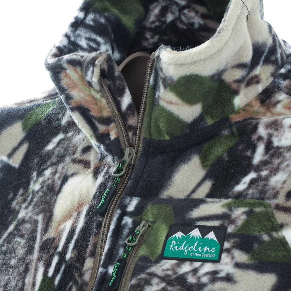 Ridgeline Alps Mens 4-Piece Fleece Clothing Pack Buffalo Camo XS - rough packaging