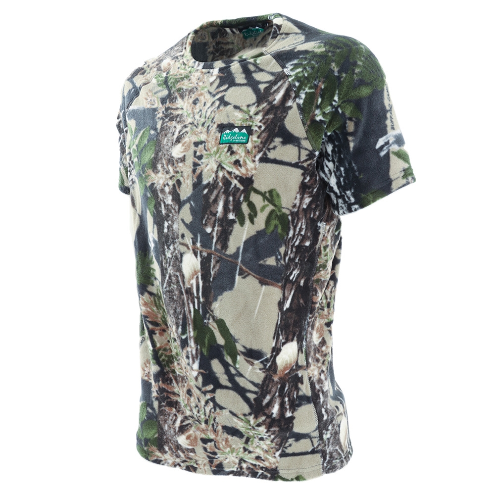 Ridgeline Alps Mens 4-Piece Fleece Clothing Pack Buffalo Camo XS - rough packaging