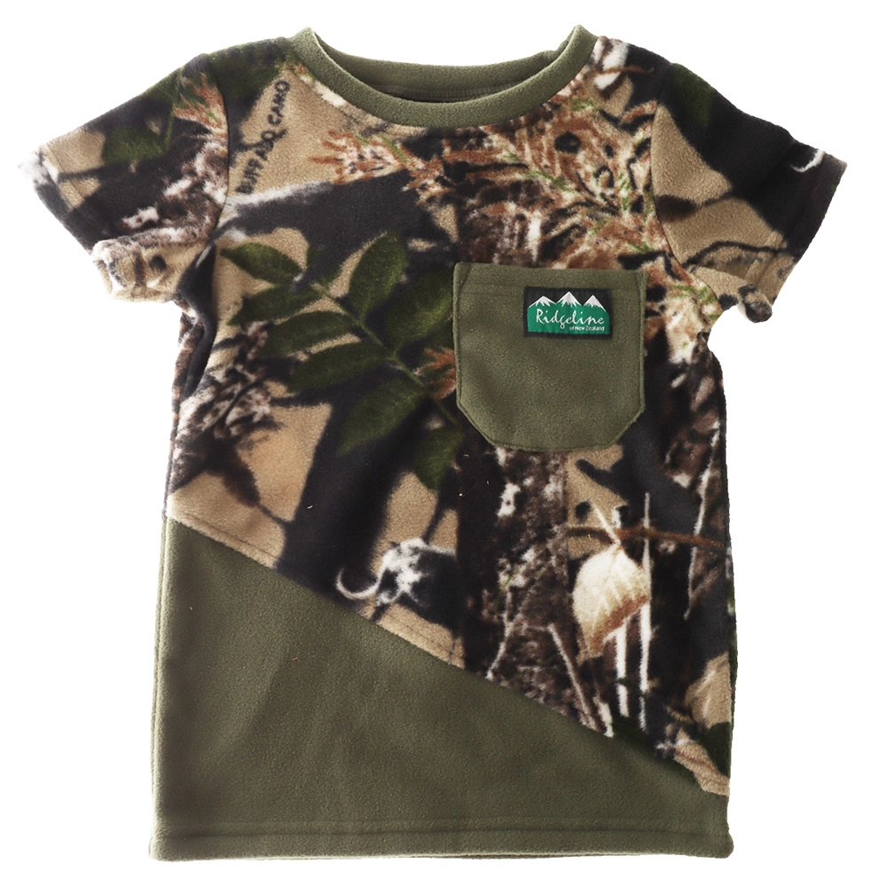 Ridgeline Spliced Kids Fleece T-Shirt Ridgeline Spliced Kids Fleece T-Shirt