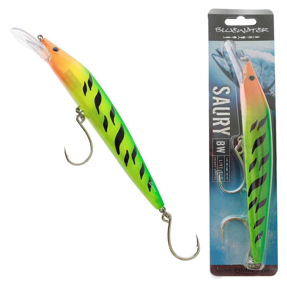 Gillies Bluewater Saury Bibbed Lure 230mm Guns-N-Roses