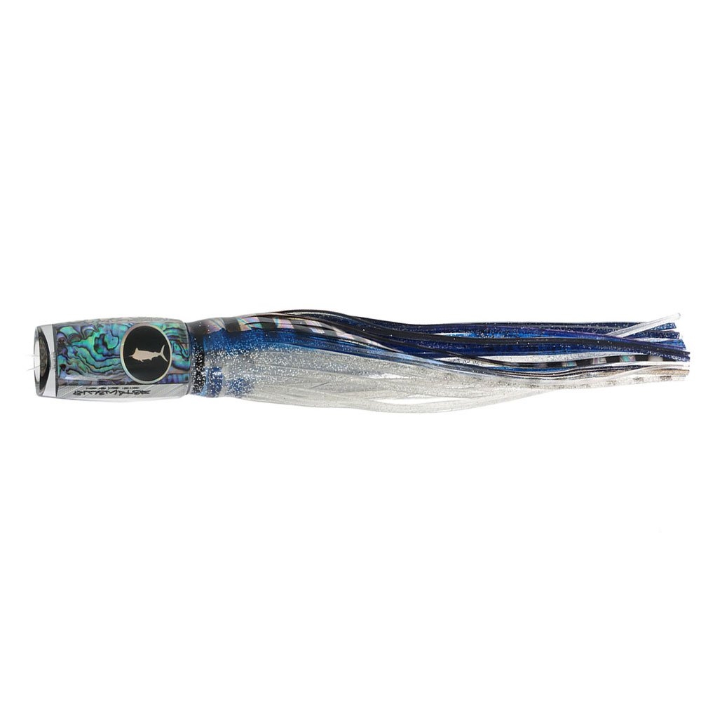 Gillies Bluewater Popper Trolling Tuna Lure 25.4cm Blue/Black/Silv