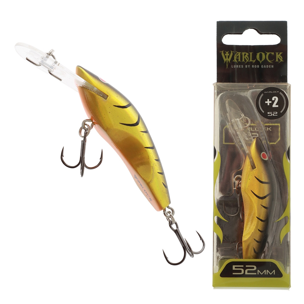 Gillies Warlock 52 Trolling Minnow Lure 52mm Golden Bait
