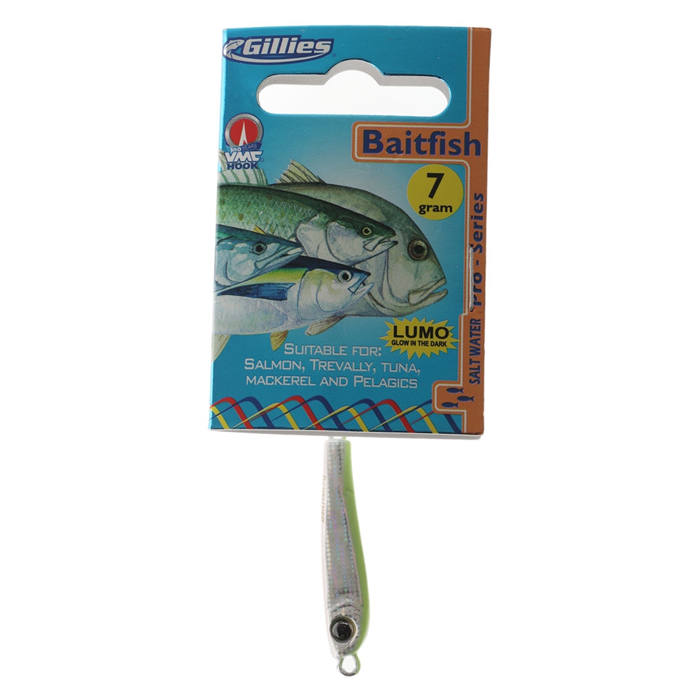 Gillies Baitfish Saltwater Pro Metal Lure 40mm 7g Silver