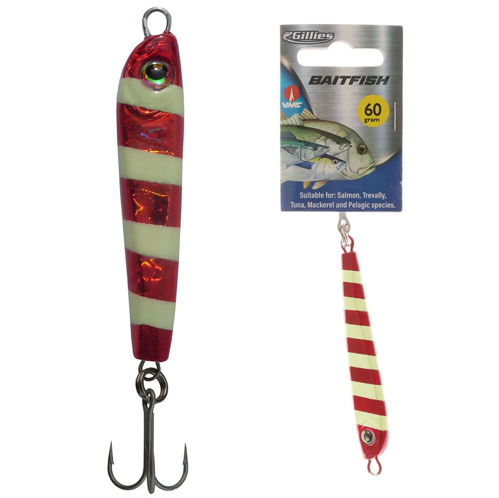 Gillies Baitfish Saltwater Pro Metal Lure 60g Clown