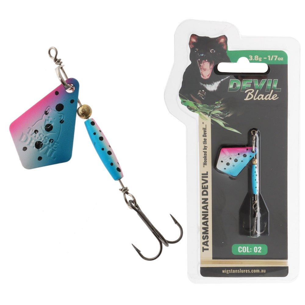 Tasmanian Devil Blade Spinner Lure 3.8g 02 Rainbow Trout