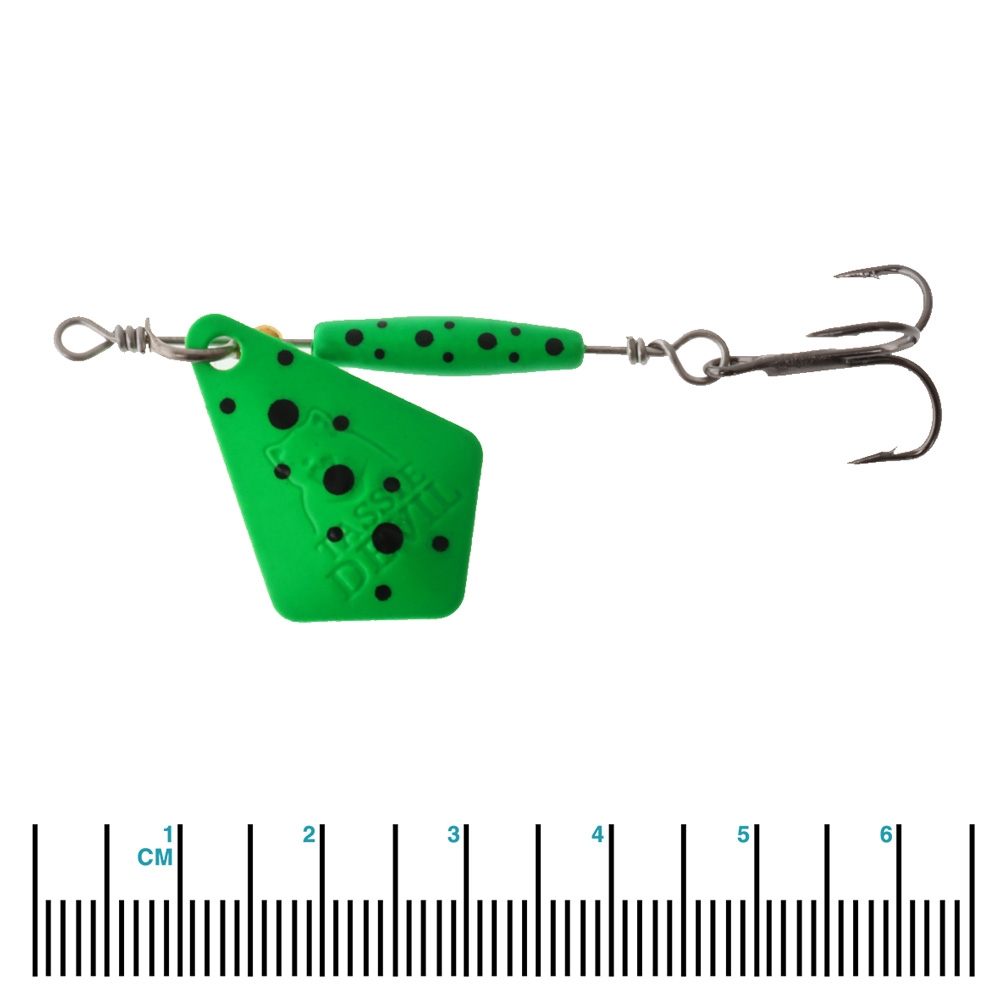 Tasmanian Devil Devil Blade 08 3.8g Lime Frog